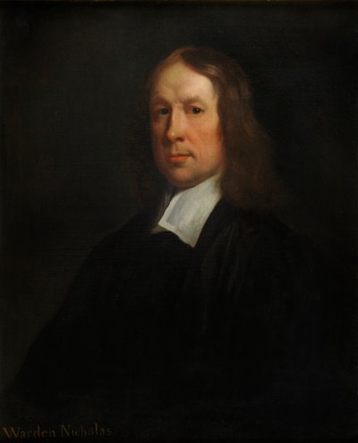 Warden John Nicholas by Peter Lely